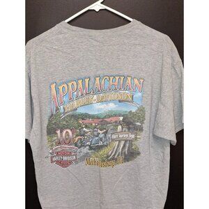 Harley-Davidson Shirt Mens XL Appalachian Mechanicsburg PA 10th Anniv Pin Up Tee